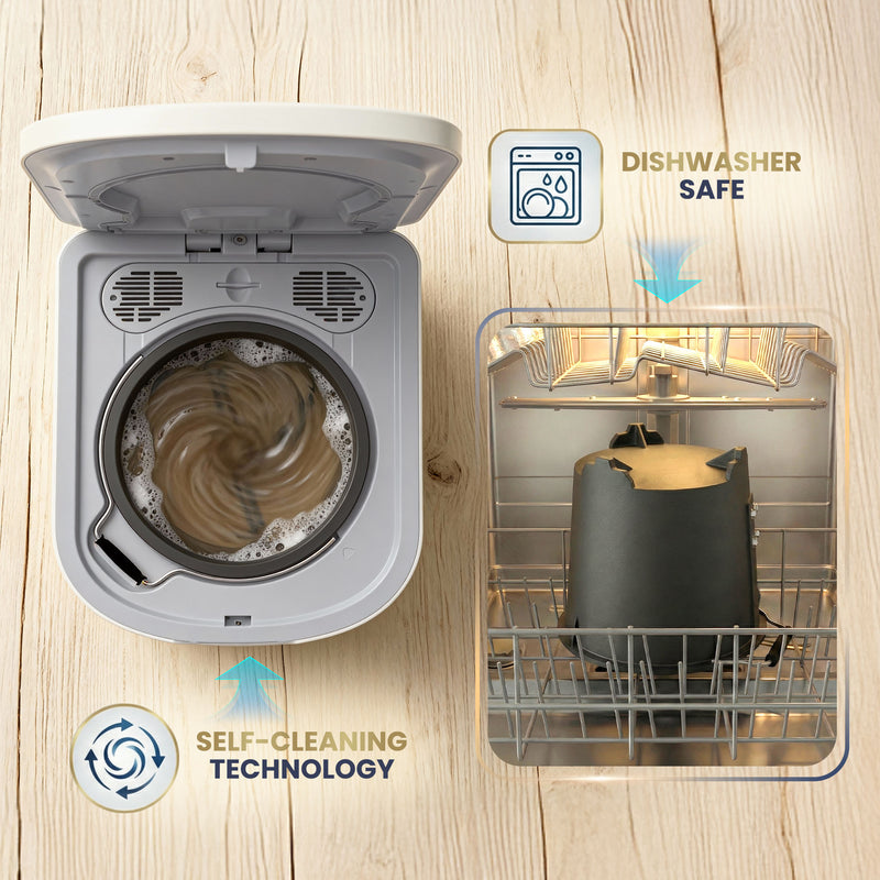 Self-Clean & Dishwasher-Safe​